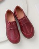 Women Brief Cowhide Leather Soft Sole Non Slip Comfy Flats Casual Shoes Women Brief Cowhide Leather Soft Sole Non Slip Comfy Flats Casual Shoes