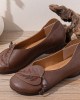 Women Retro Folkways Pattern Round Toe Soft Sole Comfy Flats Casual Shoes Women Retro Folkways Pattern Round Toe Soft Sole Comfy Flats Casual Shoes