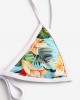 Women Tropical Print Triangle String Hot Swimwear Backless Bikini Women Tropical Print Triangle String Hot Swimwear Backless Bikini