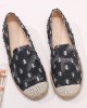 Women Comfy Denim Ripped Design Espadrilles Flats Loafers Women Comfy Denim Ripped Design Espadrilles Flats Loafers