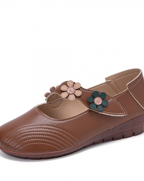 Women Vintage Floral Pattern Round Toe Breathable Soft Sole Comfy Flats Women Vintage Floral Pattern Round Toe Breathable Soft Sole Comfy Flats