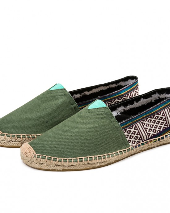 Women Large Size Ethnic Style Linen Slip on Espadrille Fisherman’s Shoes Women Large Size Ethnic Style Linen Slip on Espadrille Fisherman’s Shoes