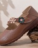 Women Vintage Floral Pattern Round Toe Breathable Soft Sole Comfy Flats Women Vintage Floral Pattern Round Toe Breathable Soft Sole Comfy Flats
