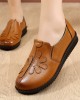 Women Brief Vintage Floral Pattern Round Toe Soft Sole Comfy Flats Women Brief Vintage Floral Pattern Round Toe Soft Sole Comfy Flats
