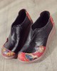 Women Retro Ethnic Floral Pattern Splicing Lightweight Slip Resistant Wedges Women Retro Ethnic Floral Pattern Splicing Lightweight Slip Resistant Wedges