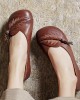 Women Retro Folkways Pattern Round Toe Soft Sole Comfy Flats Casual Shoes Women Retro Folkways Pattern Round Toe Soft Sole Comfy Flats Casual Shoes